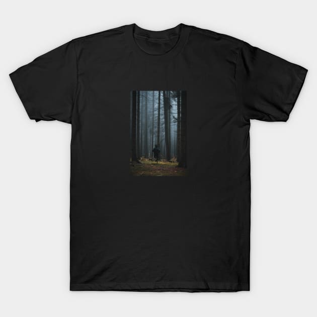 Forest Run T-Shirt by opticpixil